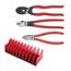 3 Piece Cutting Pliers Set w/ Tool Holder