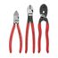 3 Piece Cutting Pliers Set w/ Tool Holder
