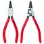 2 Piece Snap Ring Pliers Set (5-1/2")