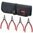 4 Piece External Precision Snap Ring Set with Tool Roll