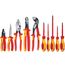 10 Piece Insulated Pliers and Screwdriver Tool Set with Lineman's Pliers