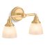 Devonshire Double Sconce (Brushed Moderne Brass), 10571-2GL