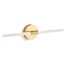 Components 24" LED Sconce (Brushed Moderne Brass), 23464-SCLED-2GL