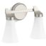 Simplice 2-Light Sconce (Brushed Nickel), 26847-SC02-BNL