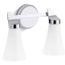 Simplice 2-Light Sconce (Polished Chrome), 26847-SC02-CPL