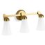 Simplice 3-Light Sconce (Brushed Moderne Brass), 26848-SC03-2GL