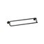 24" Double Towel Bar (Matte Black w/ Brushed Moderne Brass), K-27062-BMB