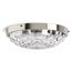 Arendela 3-Light Flush Mount (Polished Nickel), 29373-FM03B-SNL