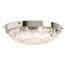 Arendela 3-Light Flush Mount (Polished Nickel), 29373-FM03B-SNL
