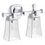 Riff 2-Light Sconce (Polished Chrome), 31756-SC02-CPL