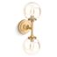 Bellera 2-Light Sconce (Brushed Moderne Brass), 31762-SC02-2GL