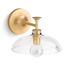 Tone 7 In. 1-Light Sconce (Brushed Moderne Brass), 31768-SC01-2GL