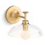 Tone 7 In. 1-Light Sconce (Brushed Moderne Brass), 31768-SC01-2GL