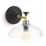 Tone 1-Light Sconce (Black with Brass Trim), 31768-SC01-BML