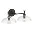 Tone 2-Light Sconce (Matte Black), 31769-SC02-BLL