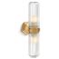 Occasion 2-Light Vertical Sconce (Brushed Moderne Brass), 31777-SC02-2GL