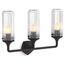 Occasion 3-Light Sconce (Matte Black), 31778-SC03-BLL