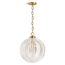 Embra 1-Light Pendant (Brushed Moderne Brass), 32259-PE01-2GL
