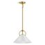 Kernen 1-Light Pendant (Brushed Moderne Brass), 32260-PE01-2GL