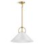 Kernen 1-Light XL Pendant (Brushed Moderne Brass), 32261-PE01-2GL