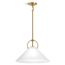 Kernen 1-Light XL Pendant (Brushed Moderne Brass), 32261-PE01-2GL