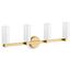 Crue 4-Light Sconce (Brushed Moderne Brass), 35875-SC04-2GL