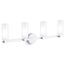 Crue 4-Light Sconce (Polished Chrome), 35875-SC04-CPL