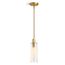 Crue 1-Light Pendant (Brushed Moderne Brass), 35876-PE01-2GL