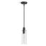 Crue 1-Light Pendant (Matte Black), 35876-PE01-BLL