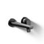 Wall-Mount Bathroom Sink Faucet, 1.2 GPM (Matte Black), K-97358-4-BL