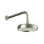 Vibrant Polished Nickel Rain Showerhead with Traditional Design