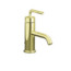 Purist Single-Handle Bathroom Faucet w/ Straight Lever Handle, 1.2 Gpm (Vibrant French Gold), K-14402-4A-AF