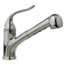 Coralais Single-Control Pullout Spray Kitchen Sink Faucet With Color-Matched Sprayhead And Lever Handle - Polished Chrome