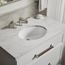 Caxton Undercounter Lavatory Sink (White) (15"L x 12"W), K-2209-0
