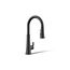 Tone Touchless Pull-Down Kitchen Faucet w/ Kohler Konnect, 3-Function Sprayhead (Matte Black), K-23766-WB-BL