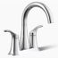 Centerset Bathroom Sink Faucet, 1.0 GPM (Polished Chrome), K-27388-4K-CP