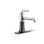 Tone 1-Handle Bathroom Faucet, 1.2 Gpm (Polished Chrome w/ Matte Black), K-27415-4-CBL