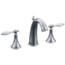 Finial Widespread Lavatory Faucet - Polished Chrome