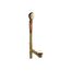 Clearflo Brass Toe Tap Bath Drain (French Gold), K-7259-AF