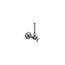 1/2" Angle Supply w/ Stop, Cross Handle, Rigid Vertical Tube (Titanium), K-7653-TT