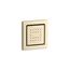 WaterTile Square 22-Nozzle 1-Function Body Spray, 2.5 Gpm (French Gold), K-8003-AF