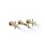 Purist Wall-Mount Bathroom Faucet Trim w/ Cross Handles, 1.2 Gpm (French Gold), K-T14413-3-AF