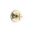 Purist Mastershower Temperature Control Valve Trim w/ Cross Handle (French Gold), K-T14488-3-AF
