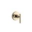 Purist Mastershower Transfer Valve Trim w/ Lever Handle (French Gold), K-T14491-4-AF