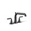 Tone Deck-Mount Bath Faucet Trim w/ Diverter (Matte Black), K-T26440-4-BL