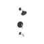Tone Rite-Temp Bath, Shower Trim Kit, 1.75 Gpm (Polished Chrome w/ Matte Black), K-TS27421-4G-CBL