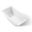 Underscore 60" x 30" Rectangular Drop-In Bathtub with Reversible Drain (White)