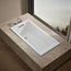 Underscore 60" x 30" Rectangular Drop-In Bathtub with Reversible Drain (White)