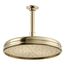 Traditional 10" Single-Function Rainhead, 1.75 Gpm (Vibrant French Gold), K-13693-G-AF
