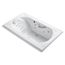 Memoirs 72" x 42" Rectangular Drop-In Effervescence Whirlpool Bathtub with Chromatherapy (White)